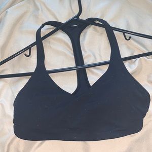 Lululemon sports bra size 4 black